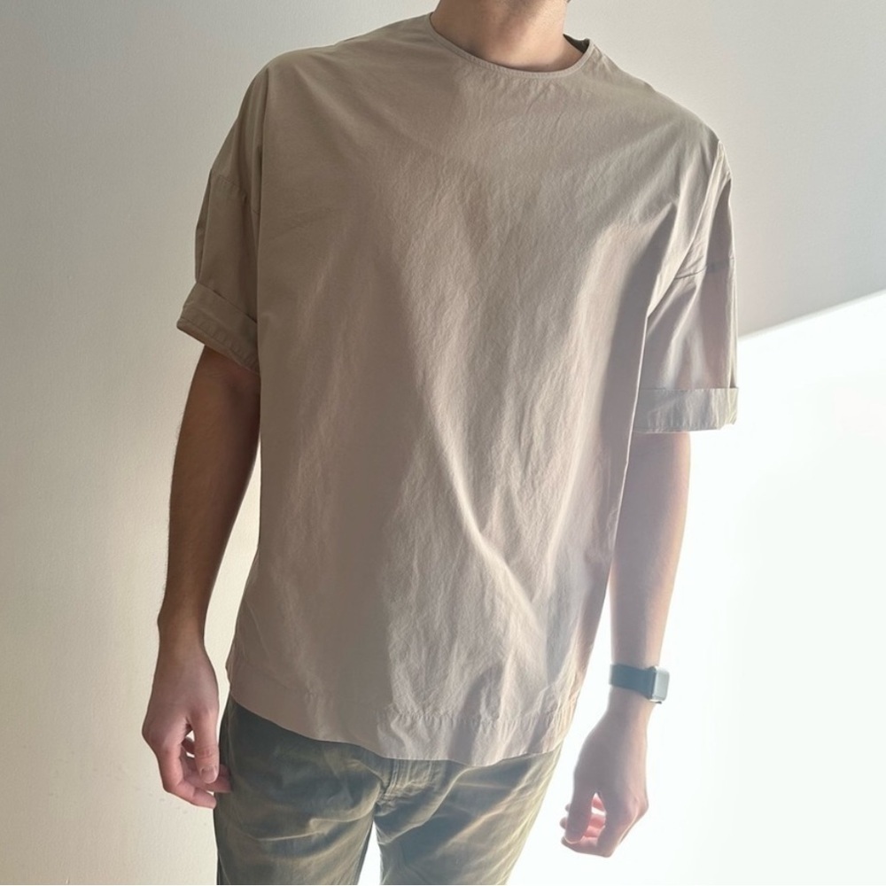 NWT COS  OVERSIZED TAN SHIRT - S